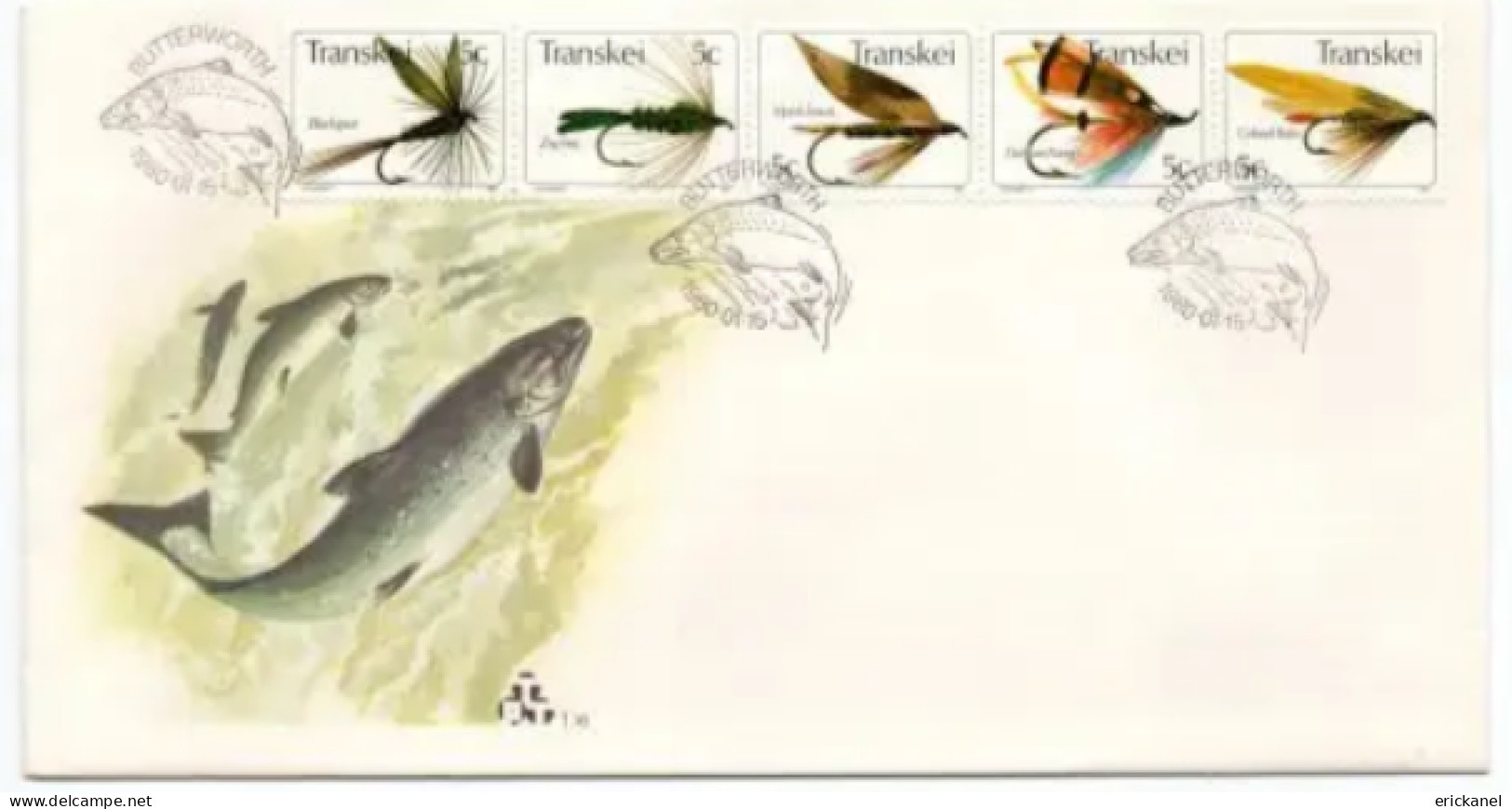 1980 Transkei Fishing-Flies FDC 1.16 Starting Black Gnat - Transkei