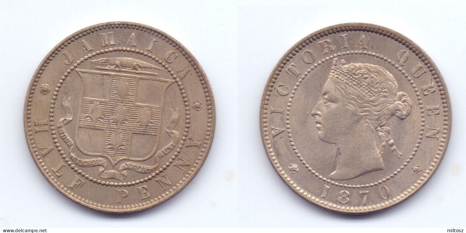 Jamaica 1/2 Penny 1870 - Jamaique