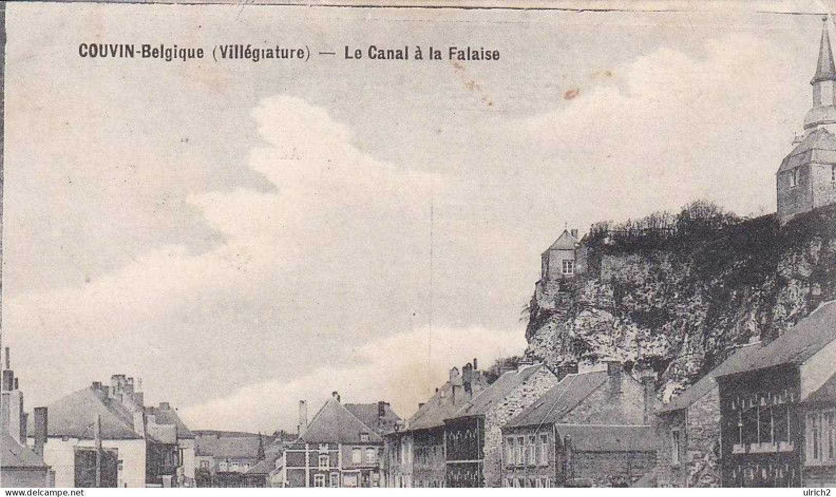 AK Couvin - Belgique - Villégiature - Le Canal à La Falaise - Feldpost Bayr. E.B.K. 3 - 1915  (68670) - Couvin