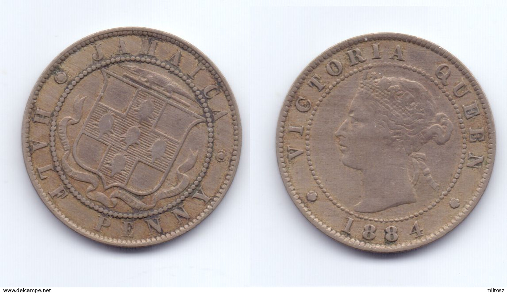 Jamaica 1/2 Penny 1884 - Jamaica