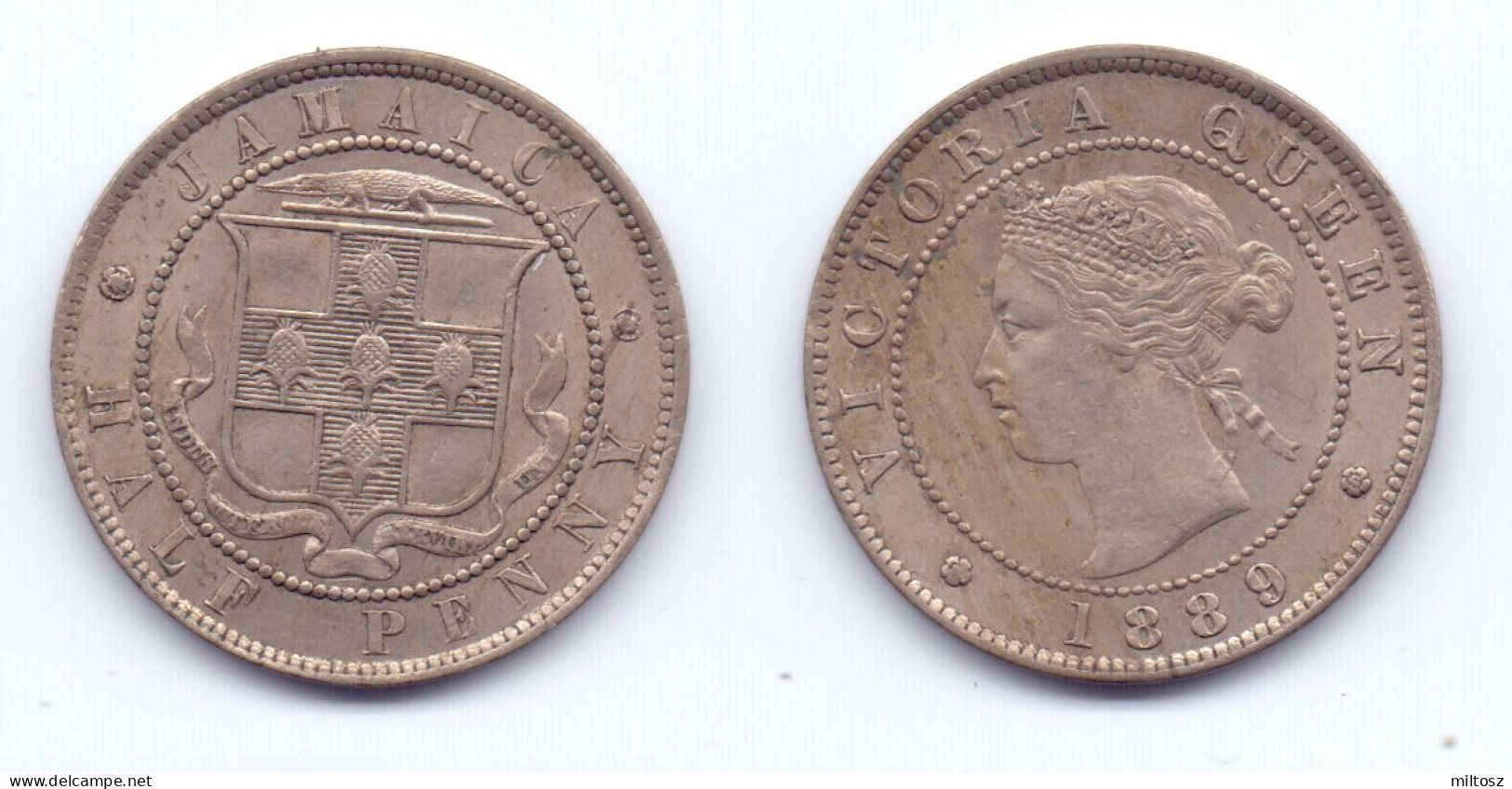 Jamaica 1/2 Penny 1889 - Jamaica