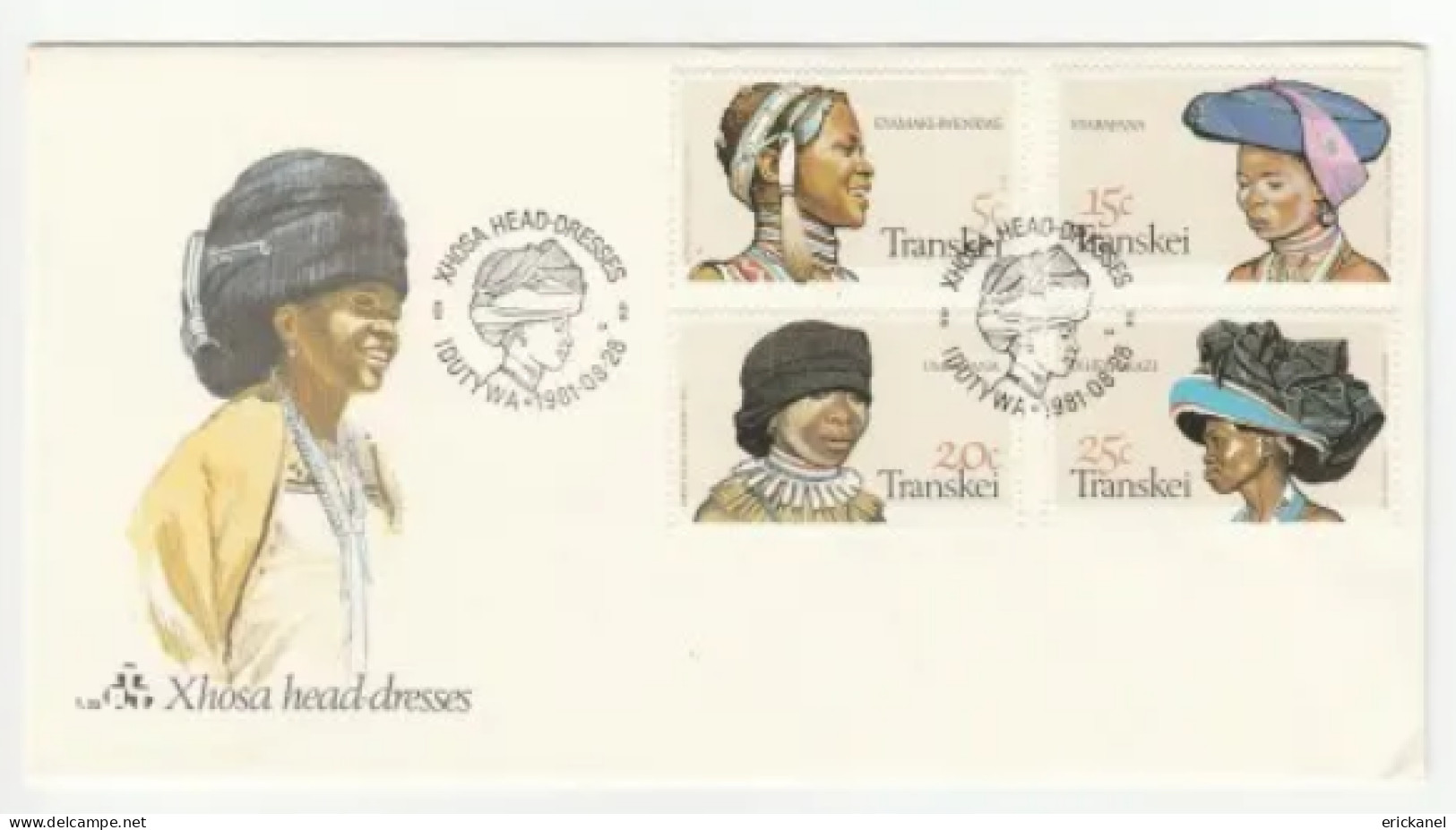 1981 Transkei Head-Dresses Of The Xhosa Woman FDC 1.23 - Transkei