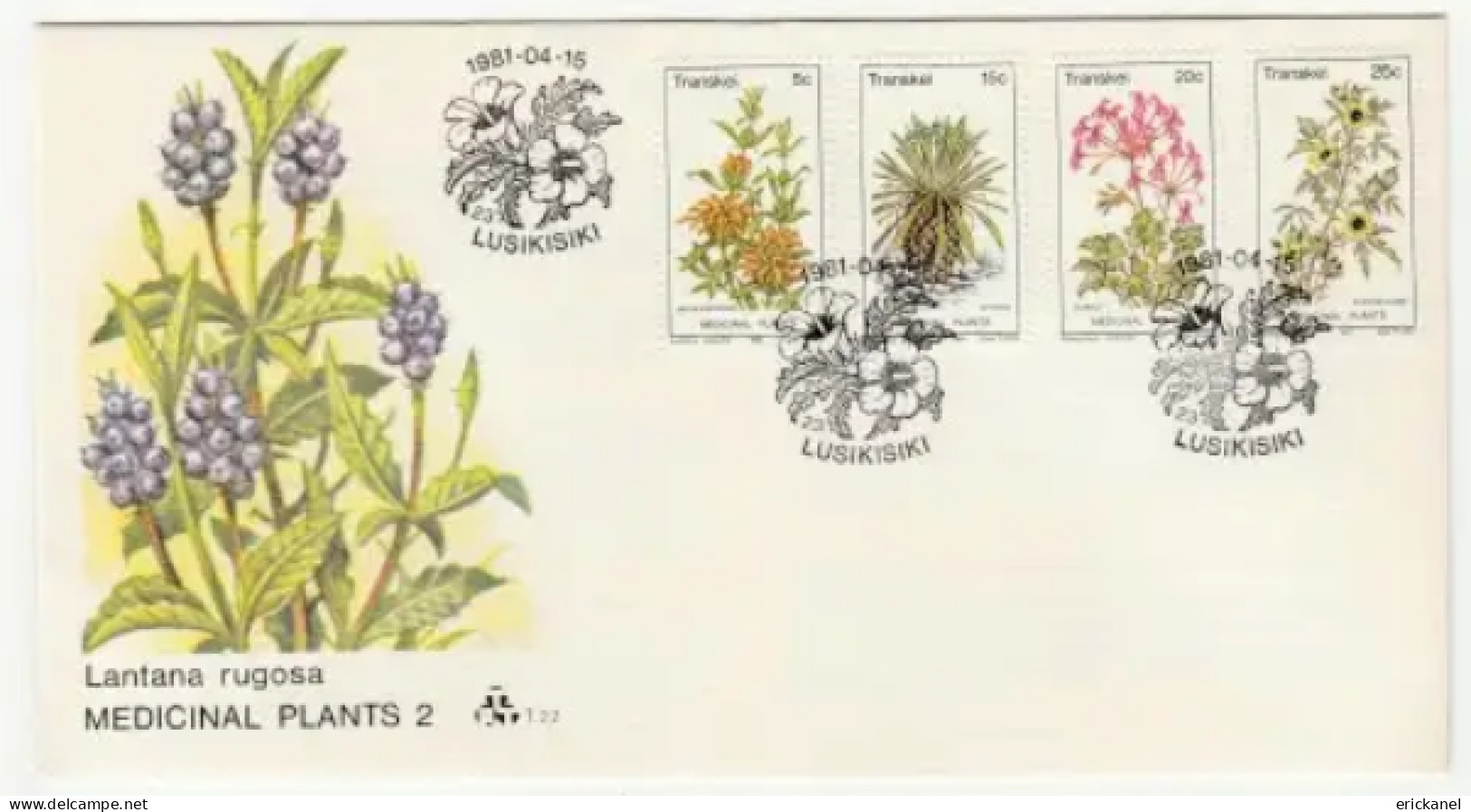 1981 Transkei Medicinal Plants 2 FDC 1.22 - Transkei