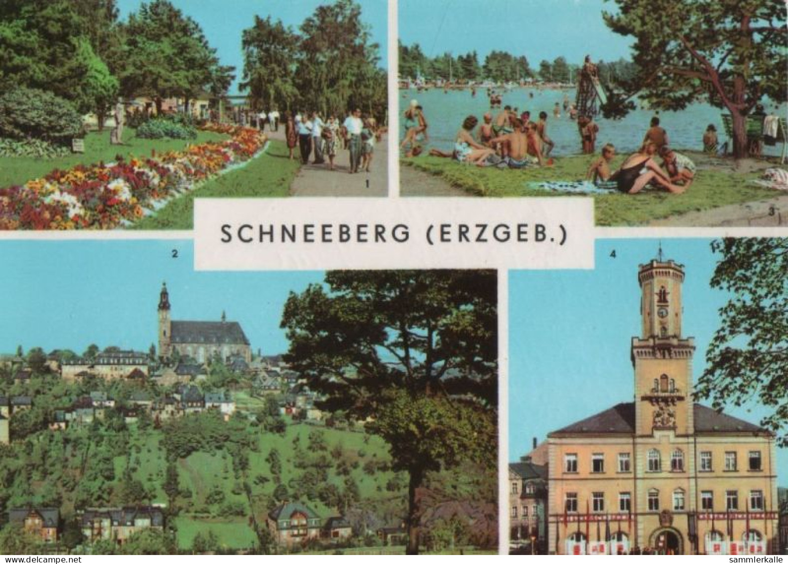 104718 - Schneeberg - U.a. Blick Zur Kirche - 1972 - Schneeberg
