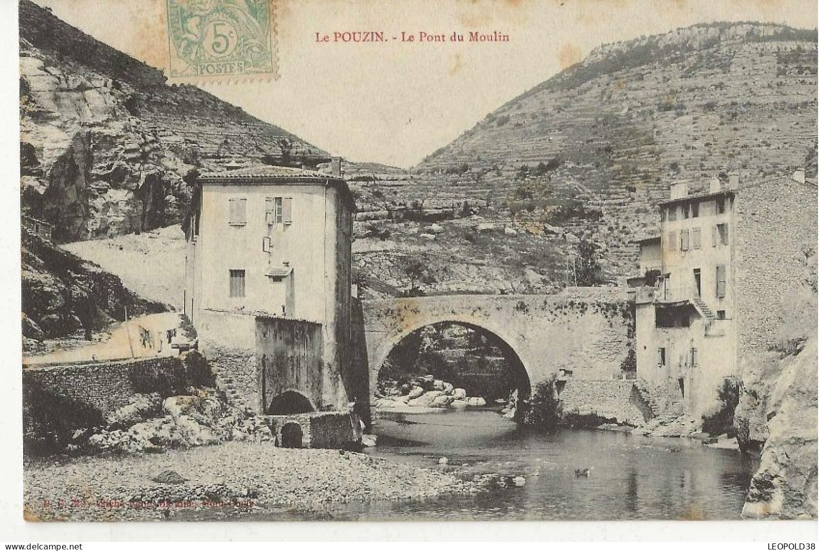 LE POUZIN Le Pont Du Moulin - Le Pouzin