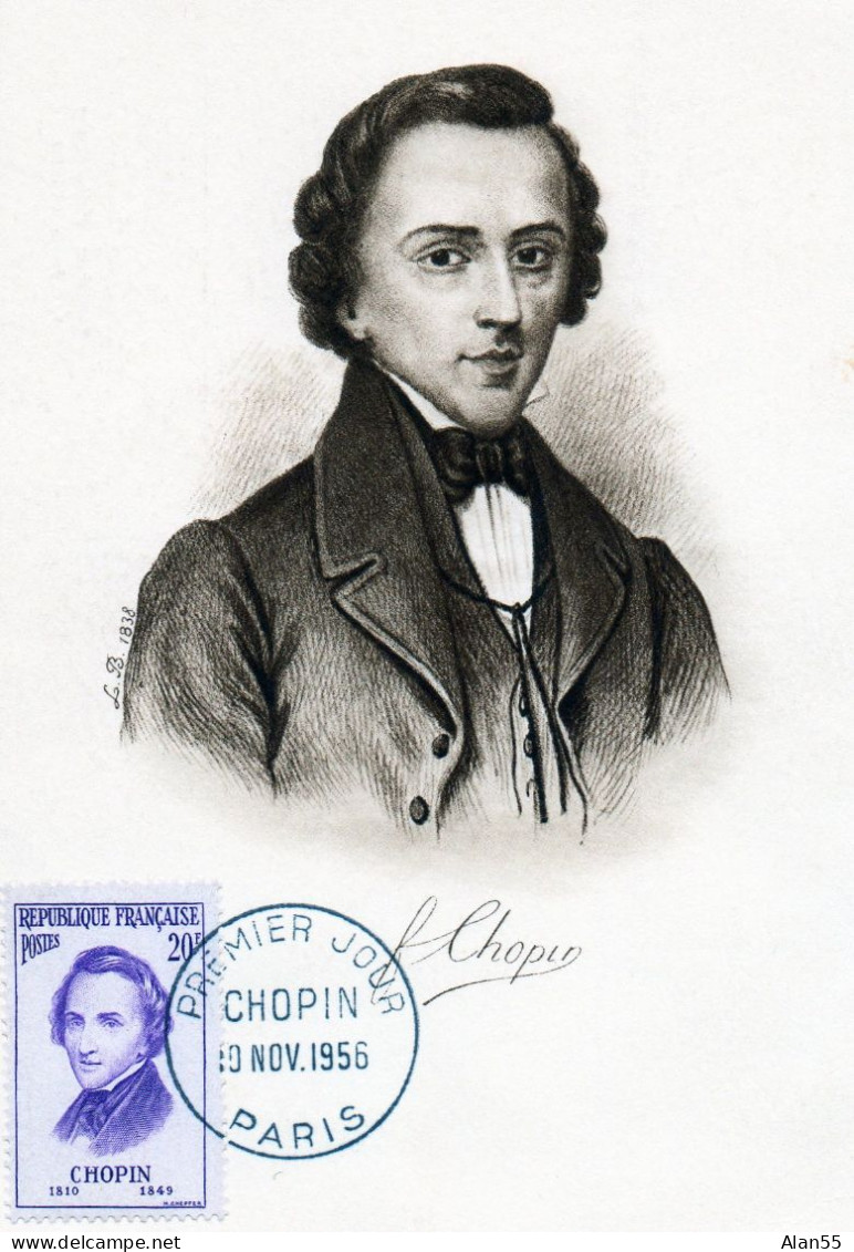 FRANCE.1956. "CHOPIN".COMPOSITEUR - Music