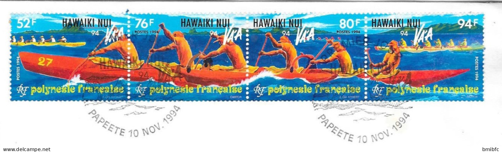 POLYNESIE FRANÇAISE PAPEETE 10 NOV 1994 - FDC