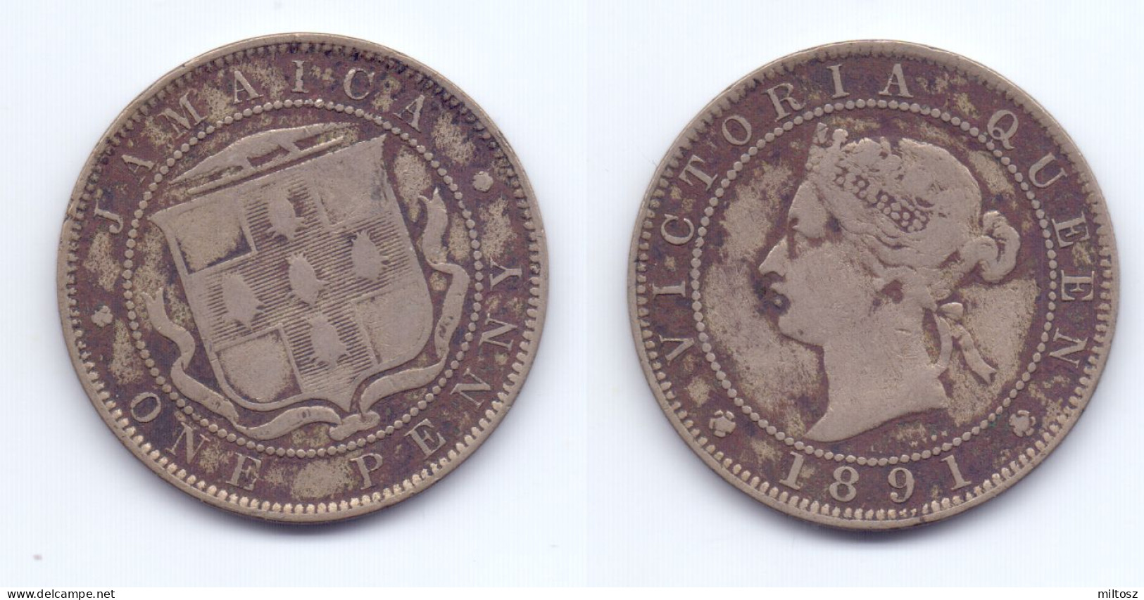 Jamaica 1 Penny 1891 - Jamaique