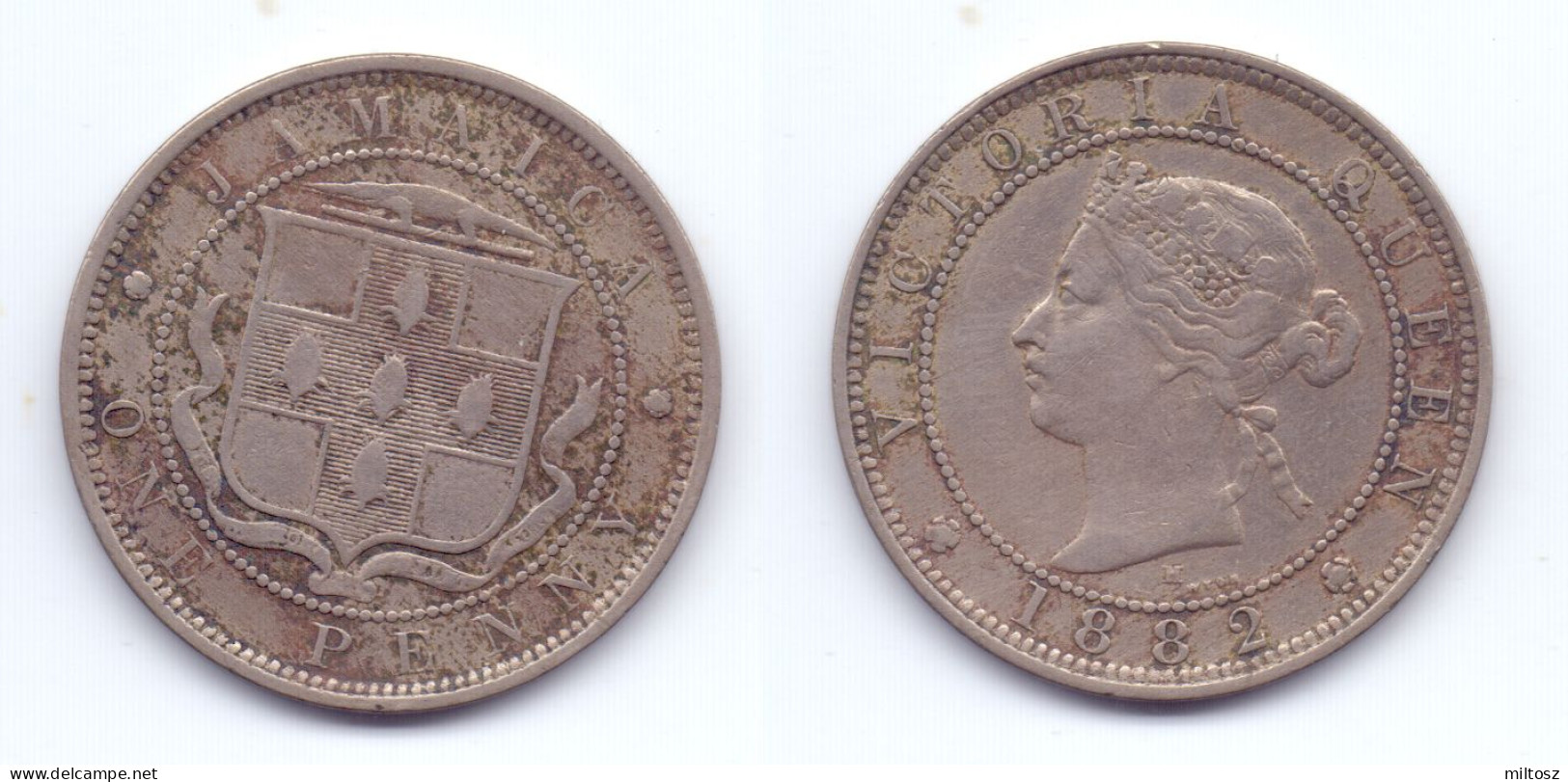 Jamaica 1 Penny 1882 H - Jamaique