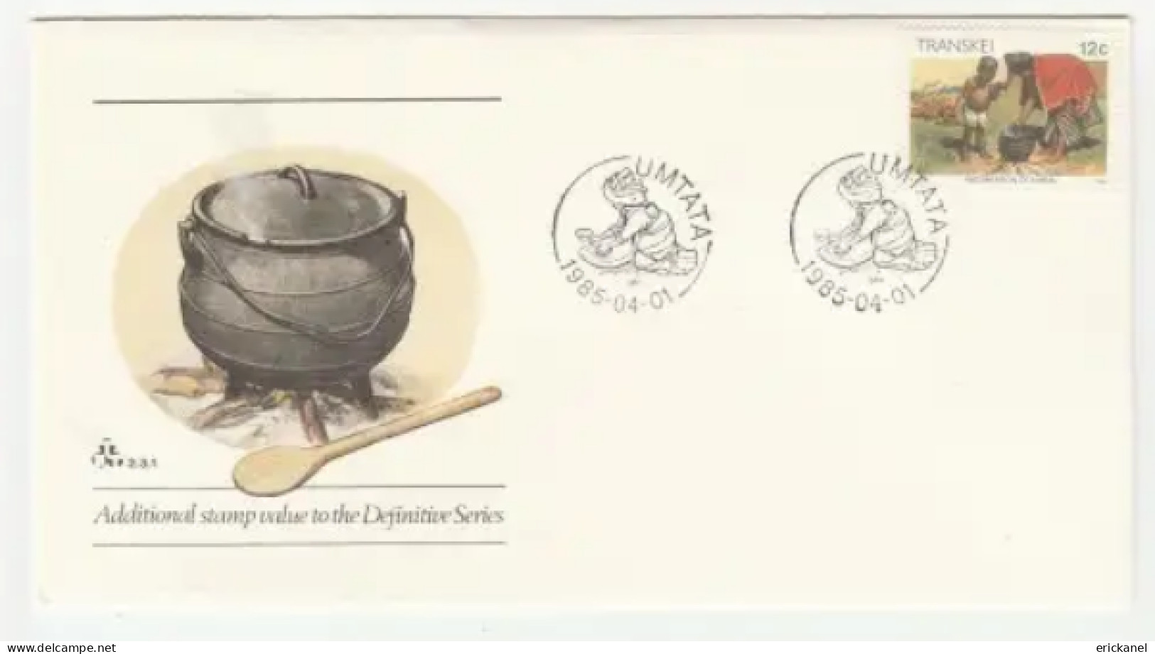 1985 Transkei Additional Stamp Value, Second Definitive Series FDC 2.3.1 - Transkei
