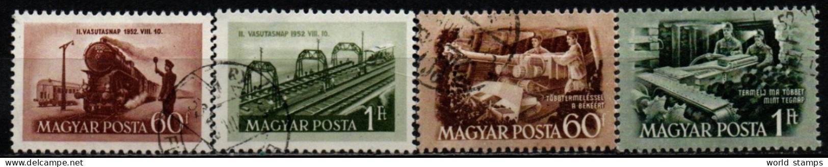 HONGRIE 1952 O - Usati