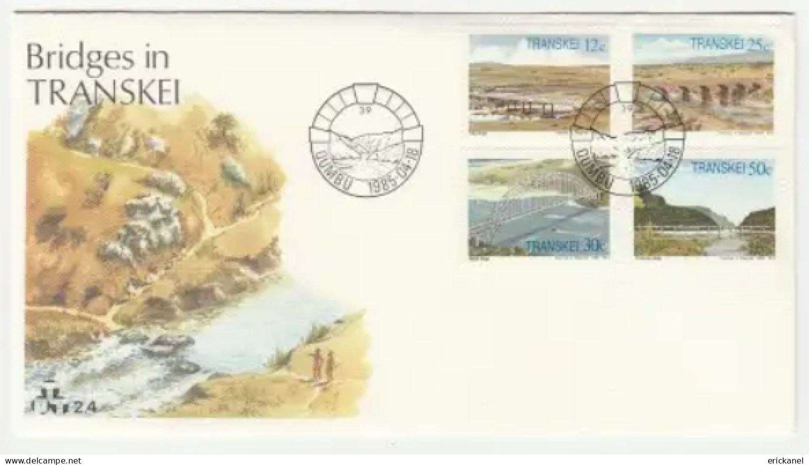 1985 Transkei Bridges In Transkei FDC 2.4 - Transkei