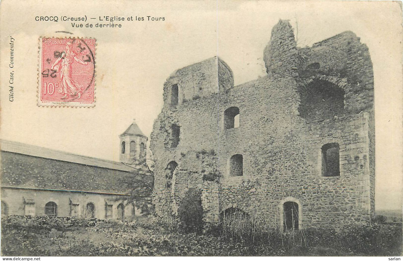 23 , CROCQ , L’église Et Les Tours , * 523 21 - Crocq