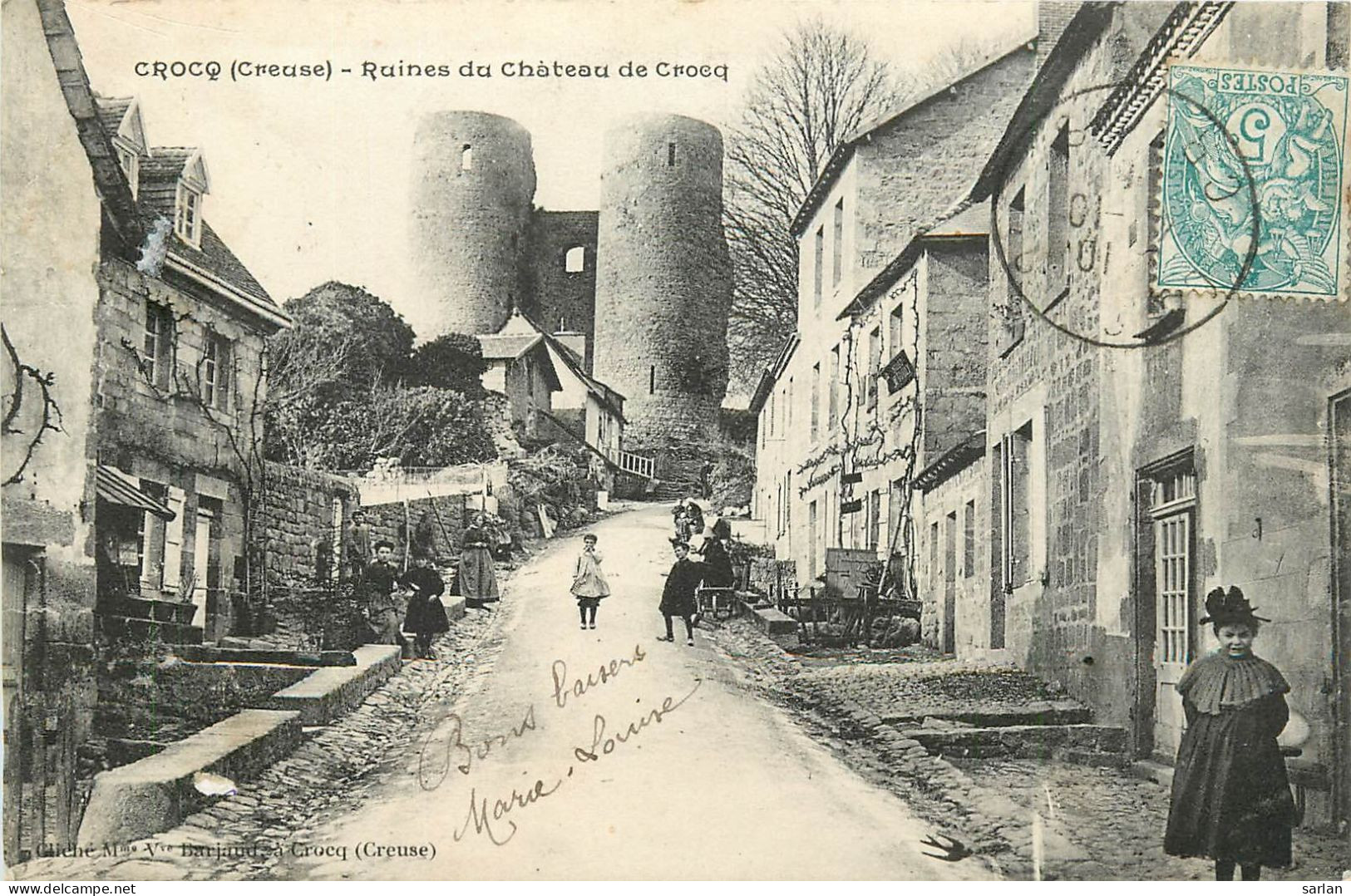 23 , CROCQ , Ruines Du Château , * 523 18 - Crocq