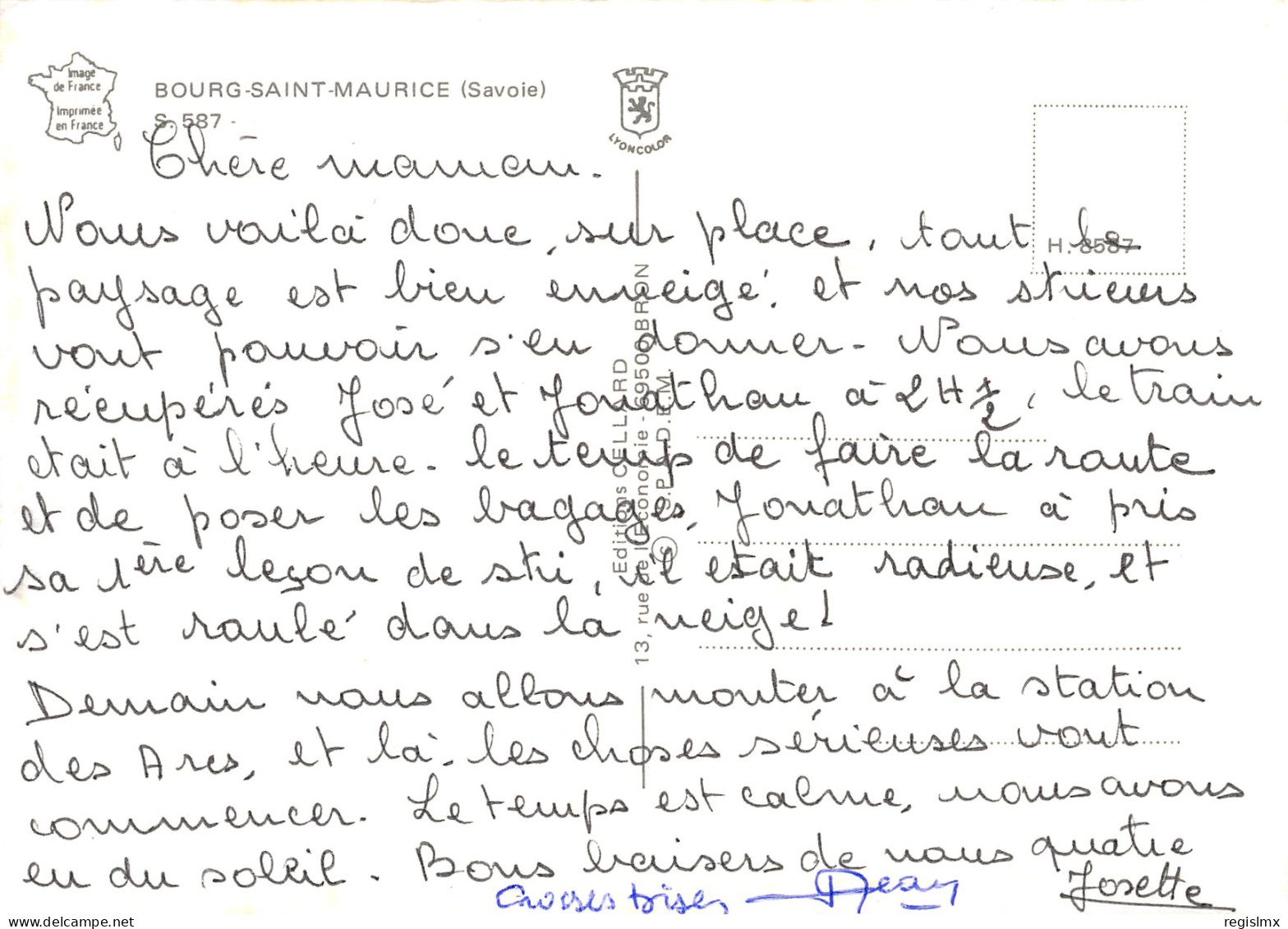 73-BOURG SAINT MAURICE-N°3377-C/0133 - Bourg Saint Maurice