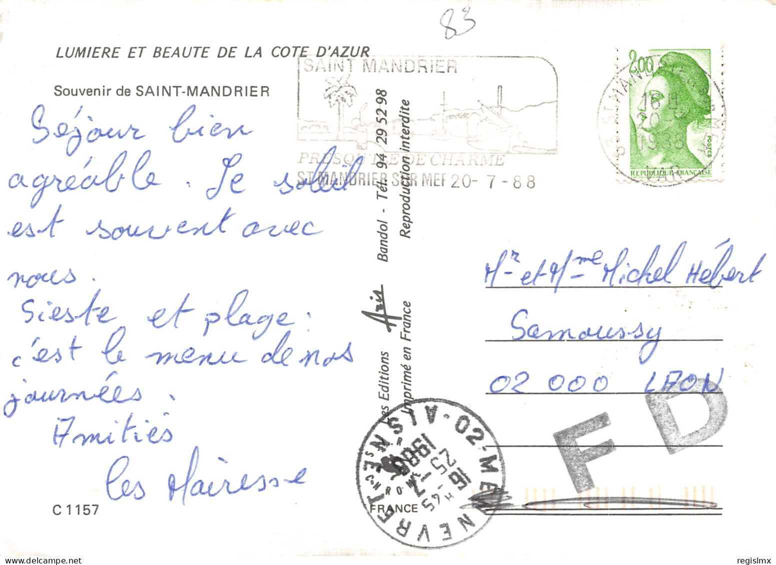 83-SAINT MANDRIER-N°3377-D/0201 - Saint-Mandrier-sur-Mer