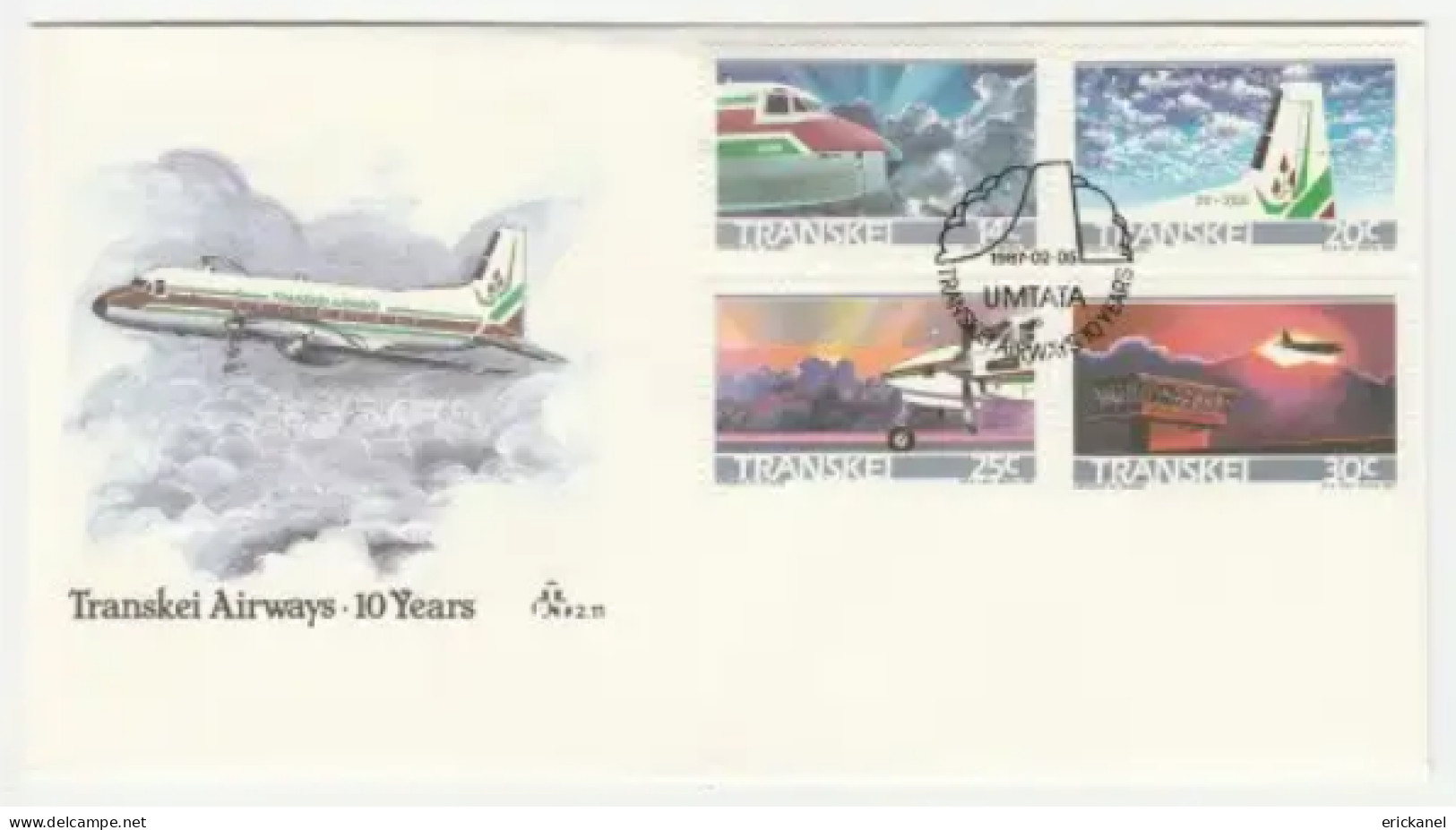 1987 Transkei Airlines FDC 2.11 - Transkei