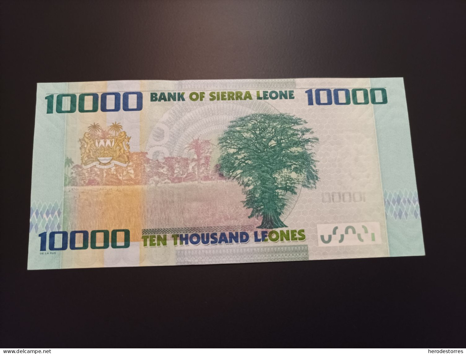 Billete Sierra Leona, 10000 Leones, Año 2010, UNC - Uruguay