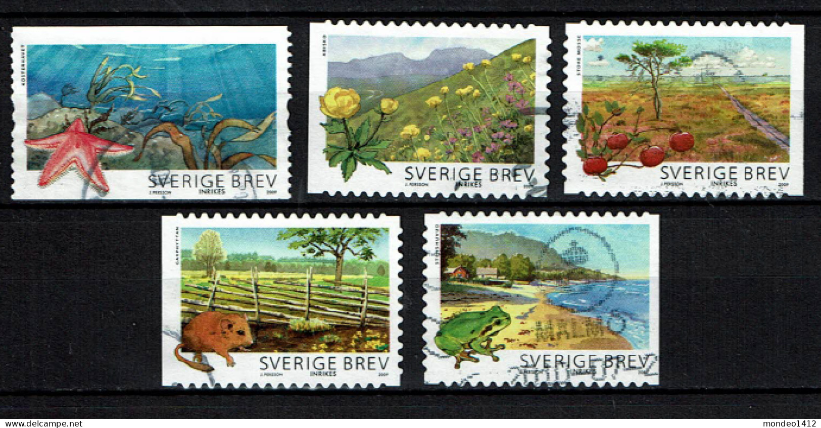 Sweden 2009 - Summer Nature, Parcs Nationaux - Used - Used Stamps