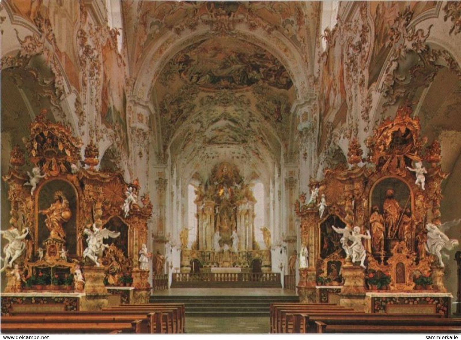 89018 - Rottenbuch - Ehemalige Stiftskirche, Blick Ins Innere - 1991 - Weilheim