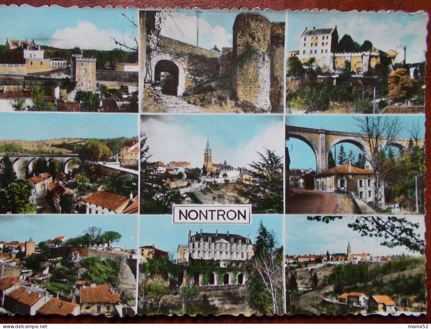 24 - NONTRON - Ses Monuments, Ses Viaducs, Ses Châteaux. (CPSM Multivues) CPSM - Nontron