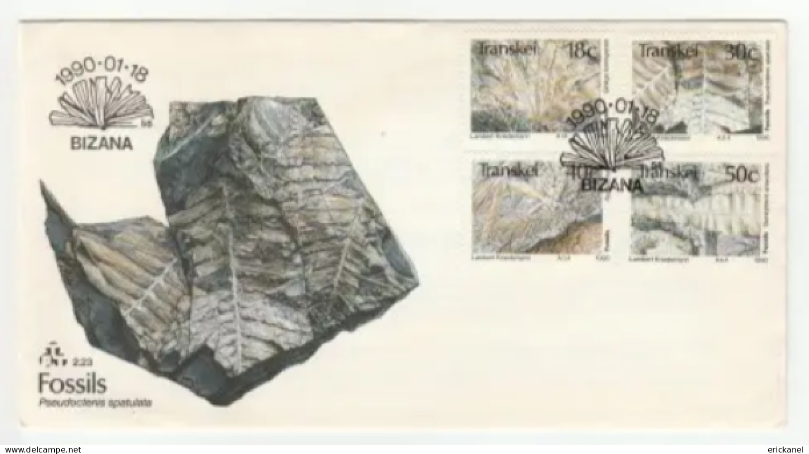 1990 Transkei Fossils FDC 2.23 - Transkei