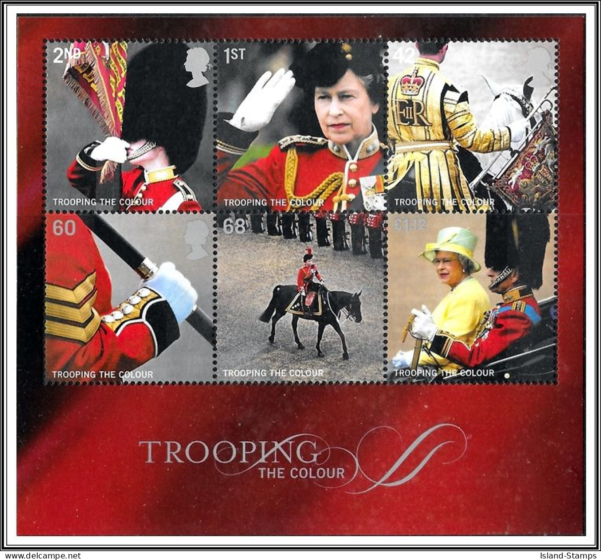 2005 Queen Elizabeth 11 Trooping The Colour Miniature Sheet SG MS2546 Unmounted Mint Hrd2a - Blokken & Velletjes