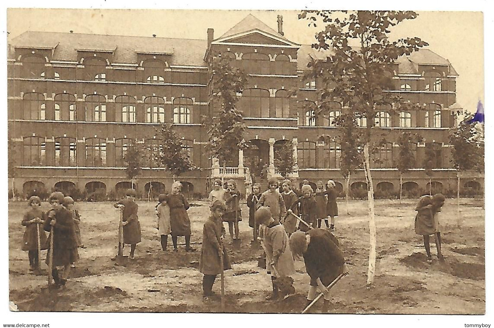 CPA Averbode, Colonie Scolaire Catholique D'Averbode, Les Enfants Au Jeu (lichte Schade In Hoek) - Scherpenheuvel-Zichem