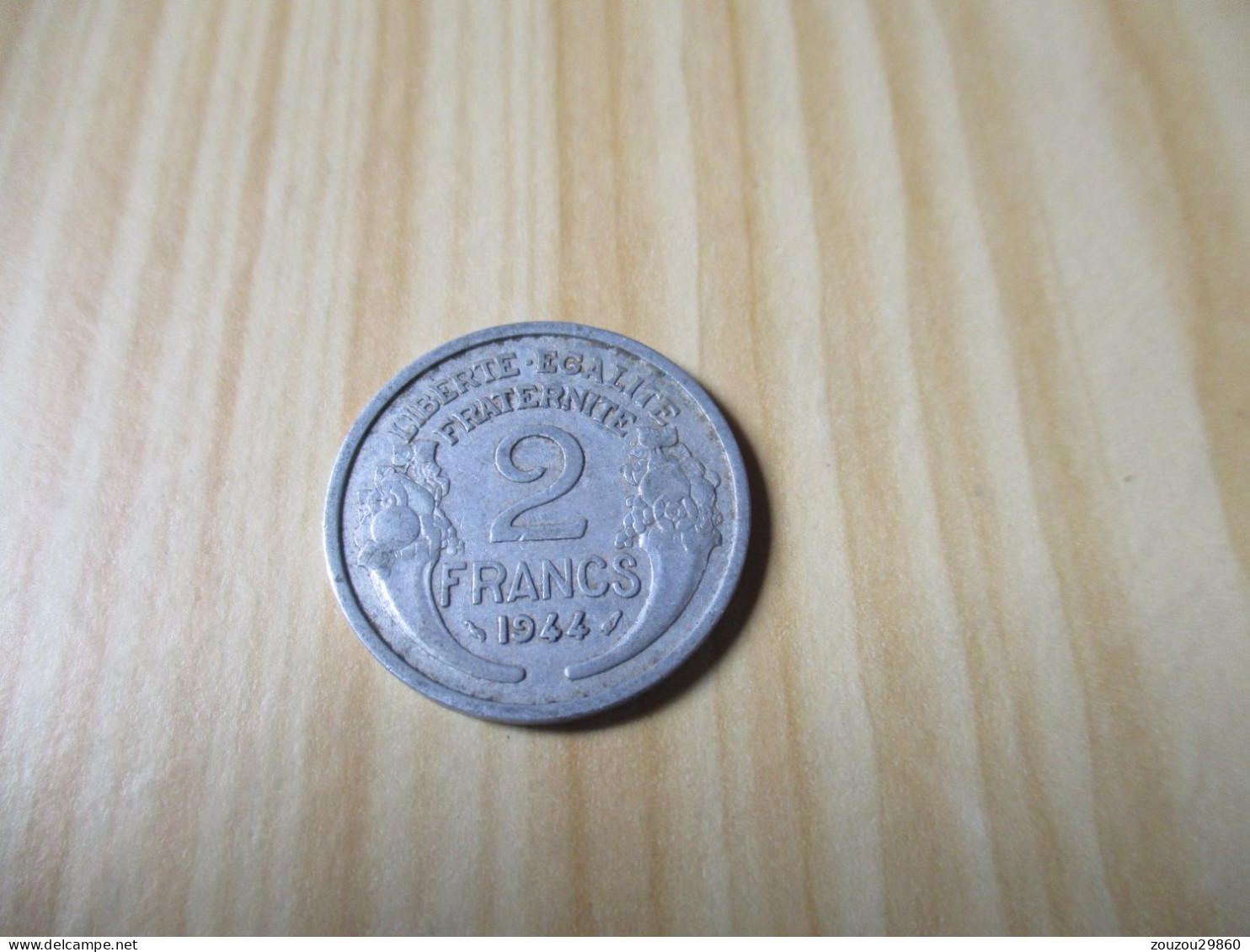 France - 2 Francs Morlon 1944 Alu.N°6. - 2 Francs