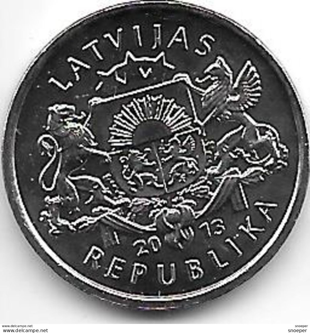 *latvia 1 Lats 2013   Km NEW - Lettonia