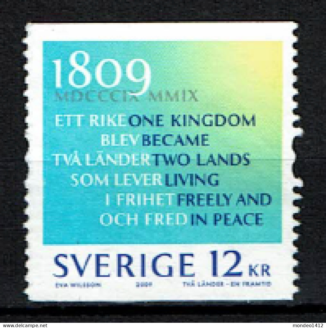 Sweden 2009 - La Suède Et La Finlande, Two Countries - One Future -  Used - Oblitérés