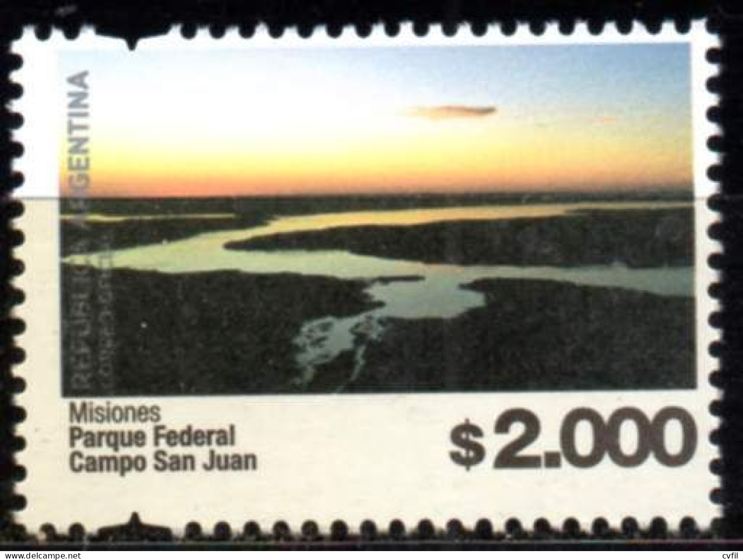 ARGENTINA 2023. Definitive $ 2.000 National Park Campo San Juan, Misiones. Mint NH - Unused Stamps