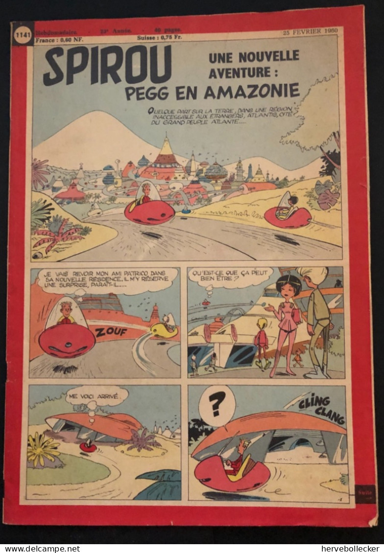 Spirou Hebdomadaire N° 1141 - 1960 - Spirou Magazine