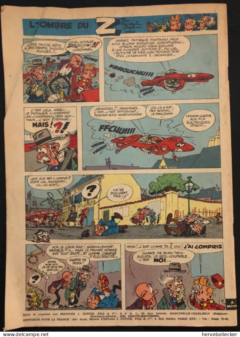 Spirou Hebdomadaire N° 1141 - 1960 - Spirou Magazine