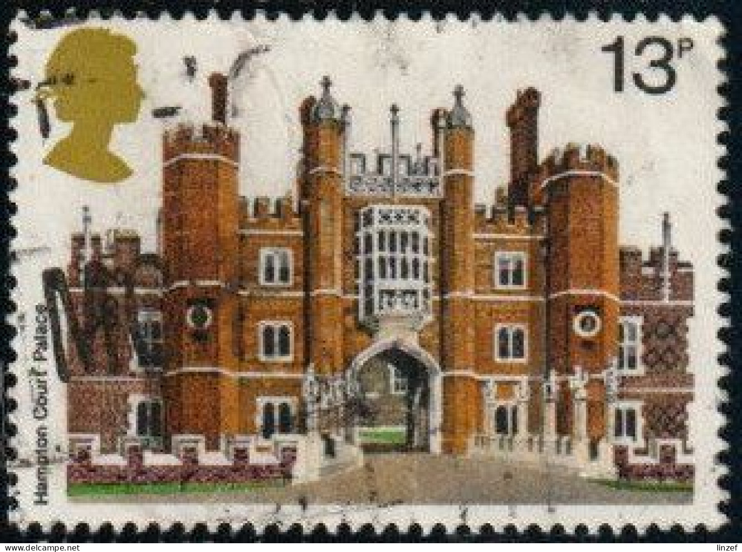 GB 1978 Yv. N°862 - 13p Palais D'Hampton Court - Oblitéré - Usati