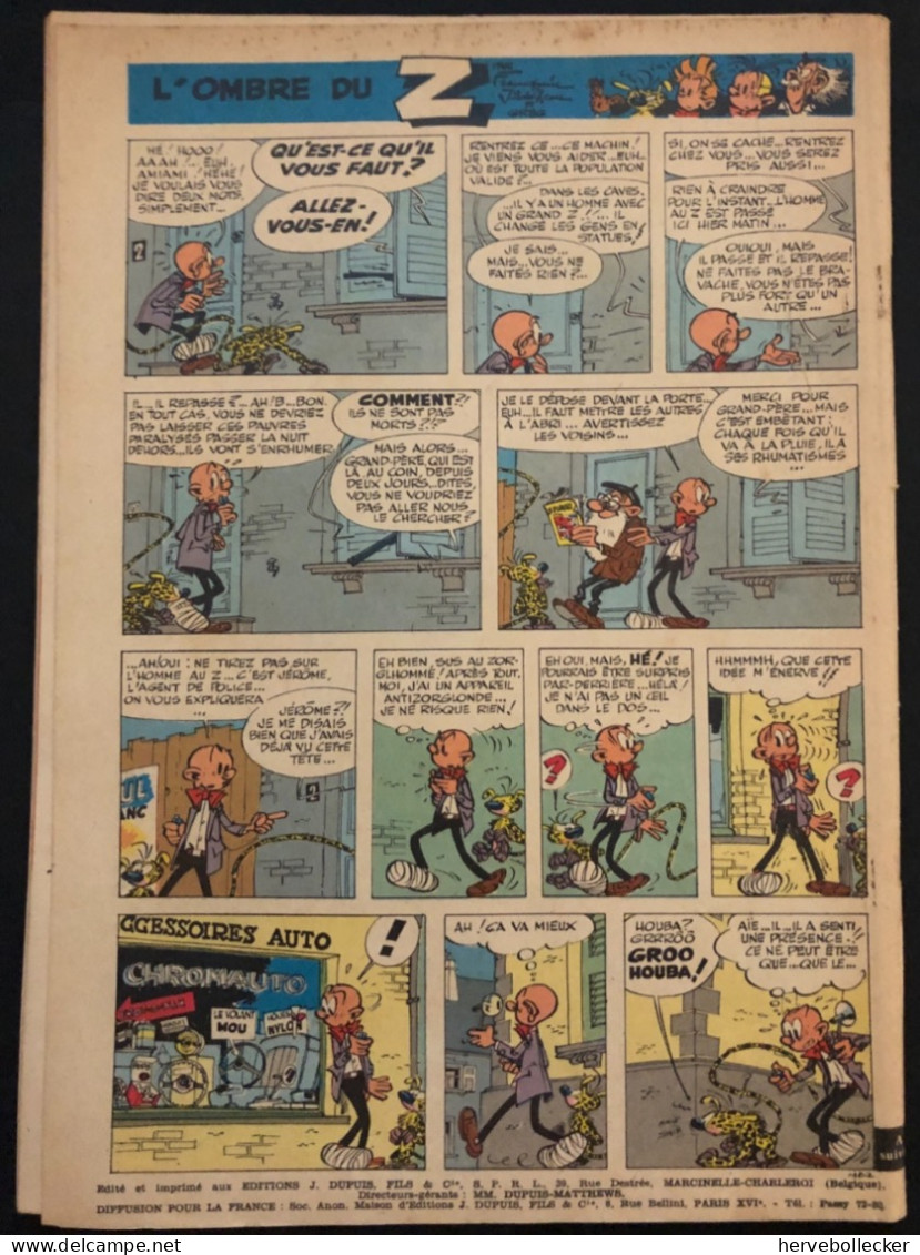 Spirou Hebdomadaire N° 1144 - 1960 - Spirou Magazine