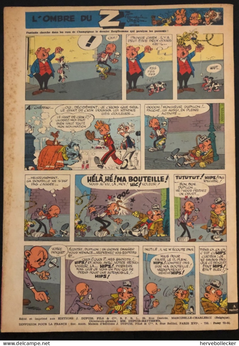 Spirou Hebdomadaire N° 1145 - 1960 - Spirou Magazine