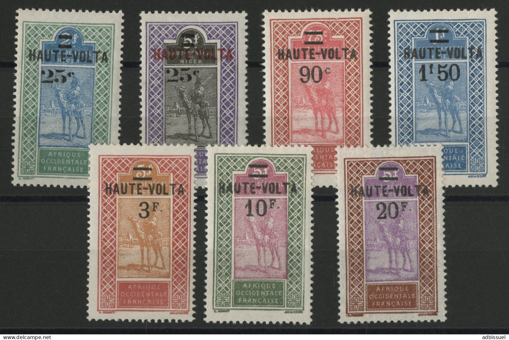 COLONIES HAUT SENEGAL ET NIGER Timbres-Taxe N° 33 à 40 Neufs * (MH) Voir Description - Neufs