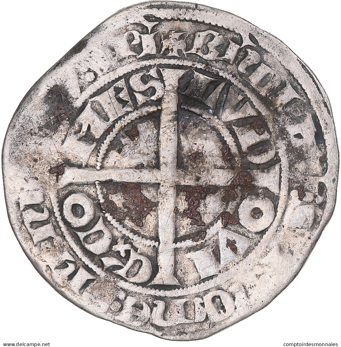 Monnaie, France, Flandre, Louis II De Mâle, Gros, 1346-1384, TB+, Argent - Otros & Sin Clasificación