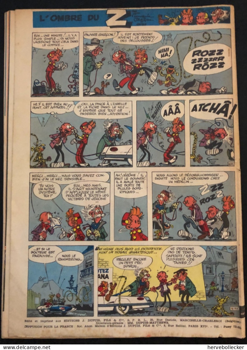 Spirou Hebdomadaire N° 1150 - 1960 - Spirou Magazine