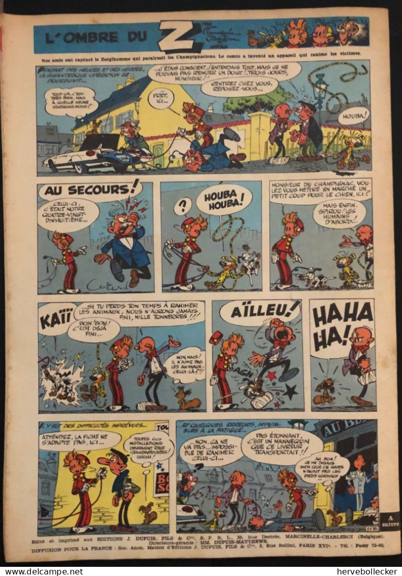 Spirou Hebdomadaire N° 1151 - 1960 - Spirou Magazine