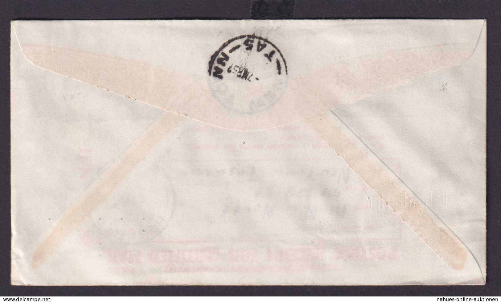 Australien Brief Inter. FDC Queen Elisabeth II Hobart New Toun Tasmanien - Verzamelingen