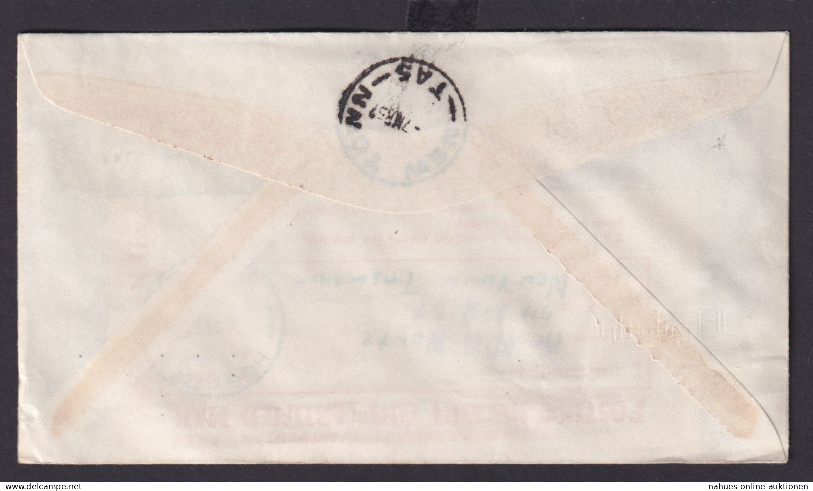 Australien Brief Inter. FDC Queen Elisabeth II Hobart New Toun Tasmanien - Sammlungen