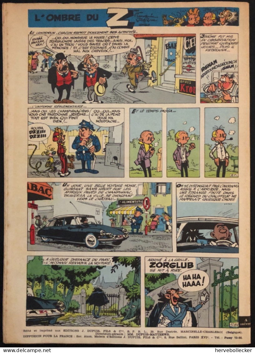 Spirou Hebdomadaire N° 1152 - 1960 - Spirou Magazine