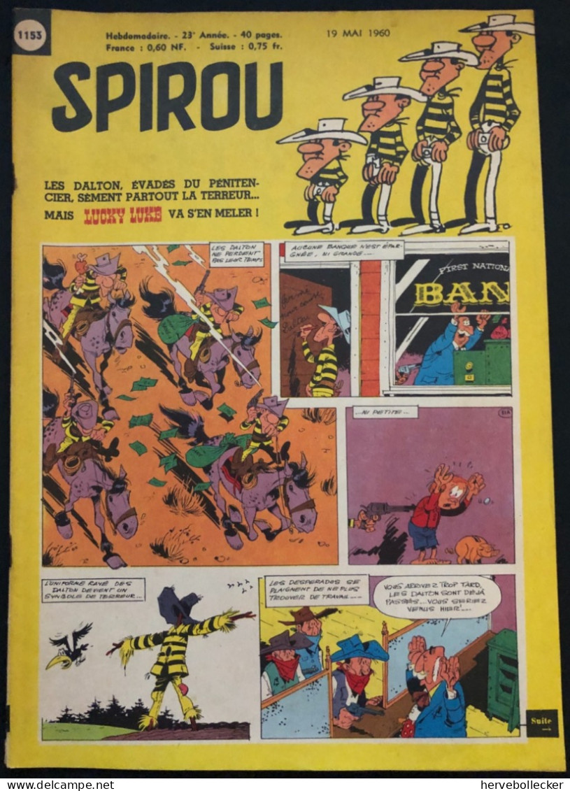 Spirou Hebdomadaire N° 1153 - 1960 - Spirou Magazine