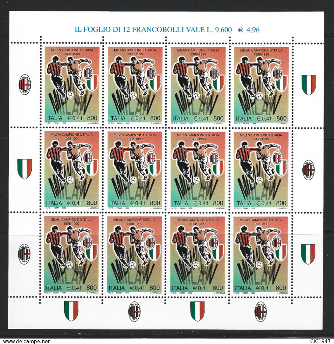 Repubblica 1999 Minifoglio N°1 Nuovo - Blocchi & Foglietti