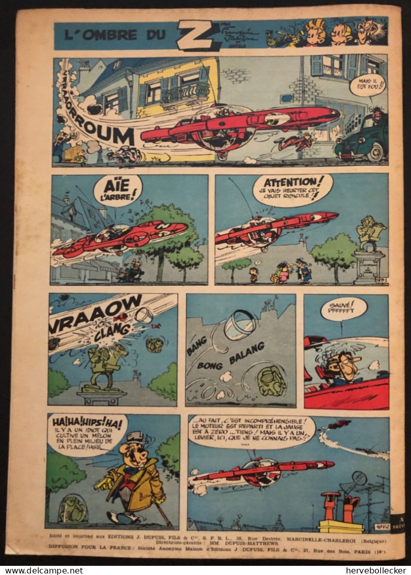 Spirou Hebdomadaire N° 1158 - 1960 - Spirou Magazine