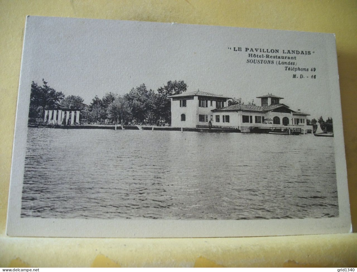 40 3195 CPA 1933 - VUE N° 3 - 40 SOUSTONS - LE PAVILLON LANDAIS. HOTEL RESTAURANT - Hotels & Gaststätten