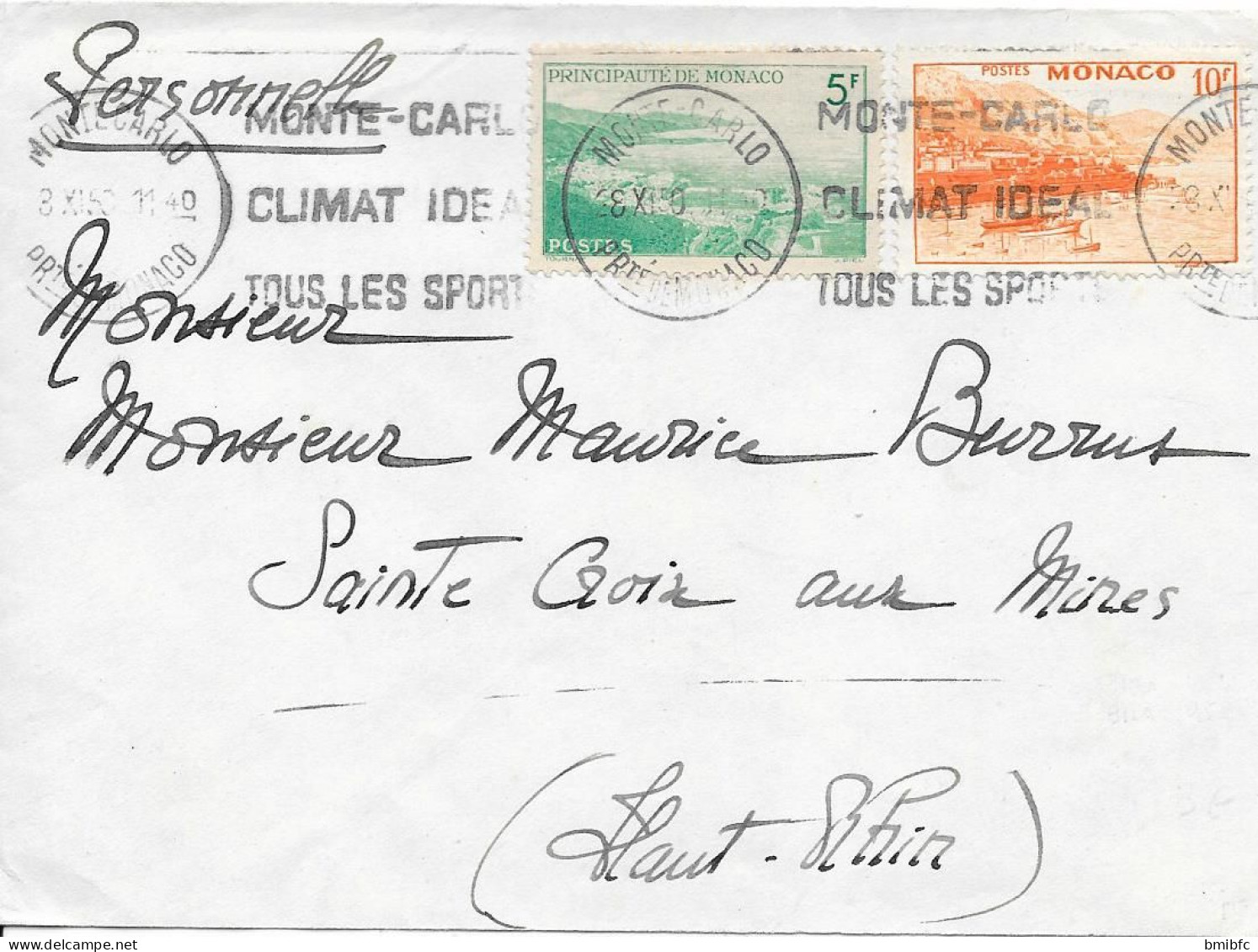 Sur Lettre 3 XI 50 - Storia Postale