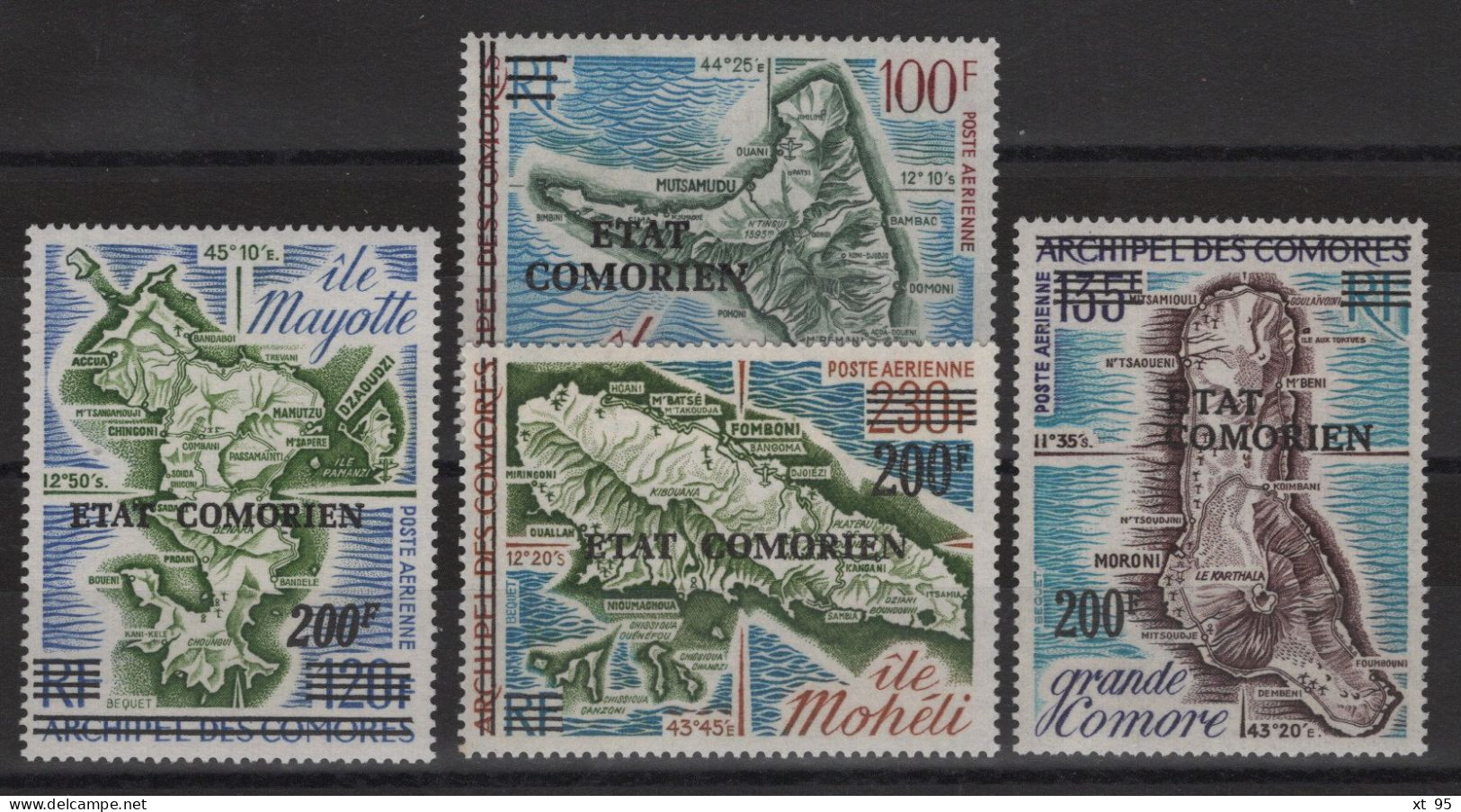 Comores - PA N°81+86+90+91 - ** Neufs Sans Charniere - Cote 15.25€ - Komoren (1975-...)
